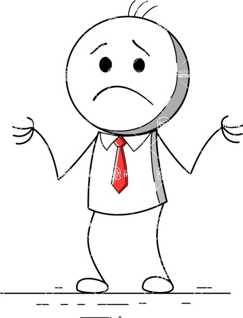 490x640 Stickman Vector Outline Doodle Illustrations Sad Vector Stickman