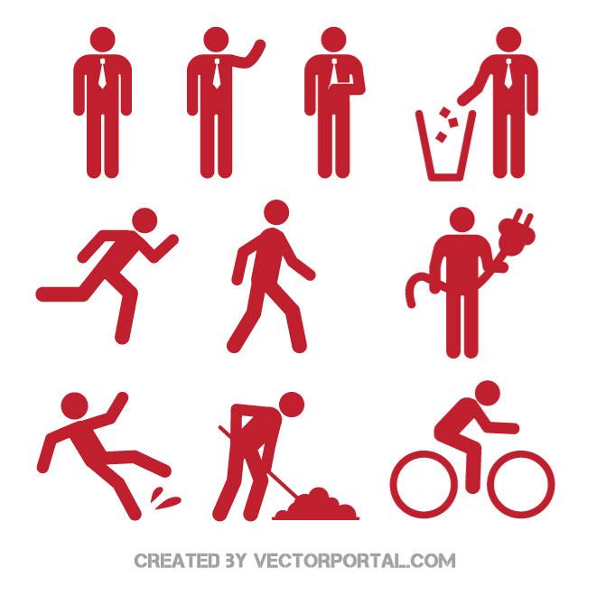 660x660 Stickman Vector Pack