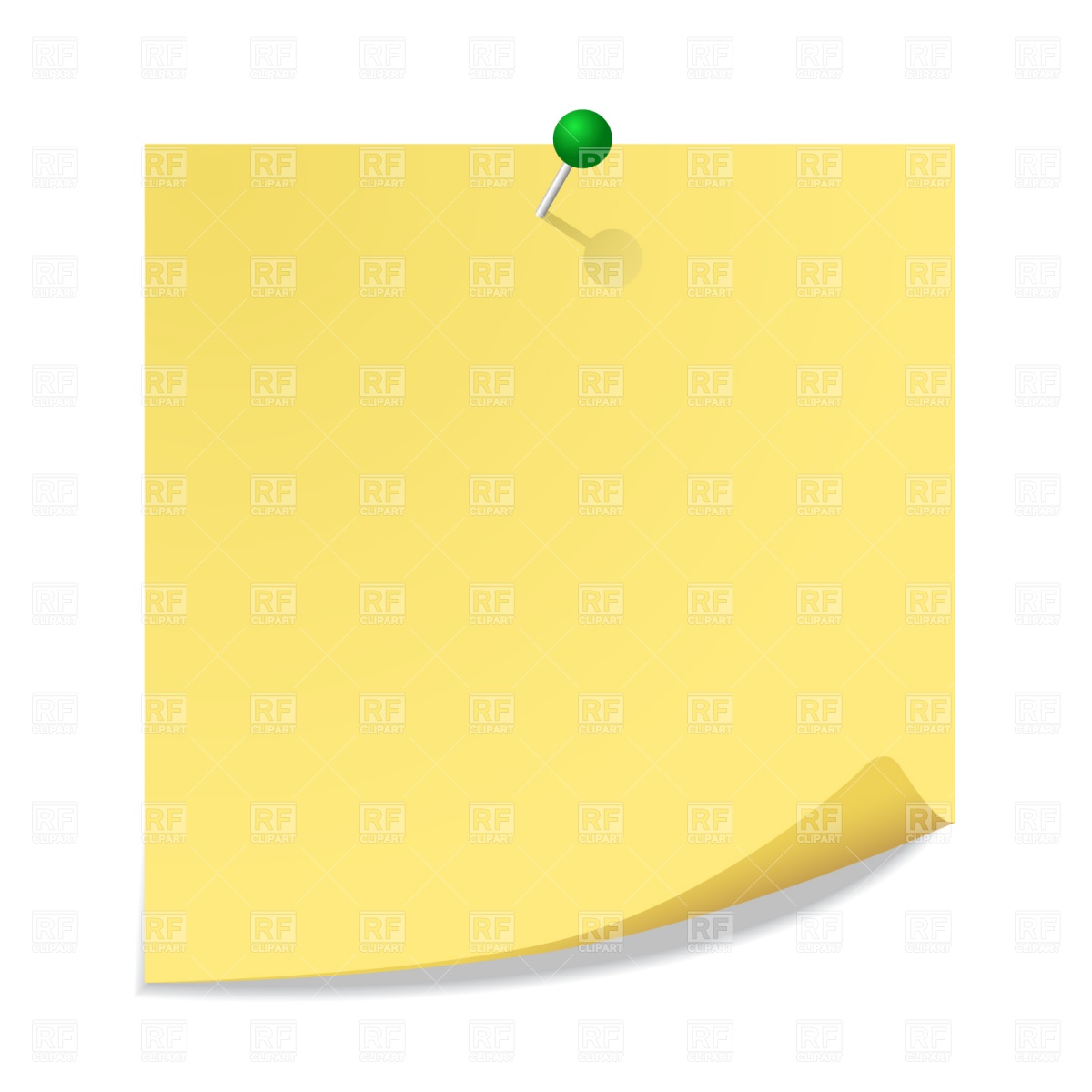 Sticky Note Vector