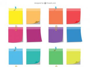 310x233 Colorful Sticky Notes Free Vectors Ui Download