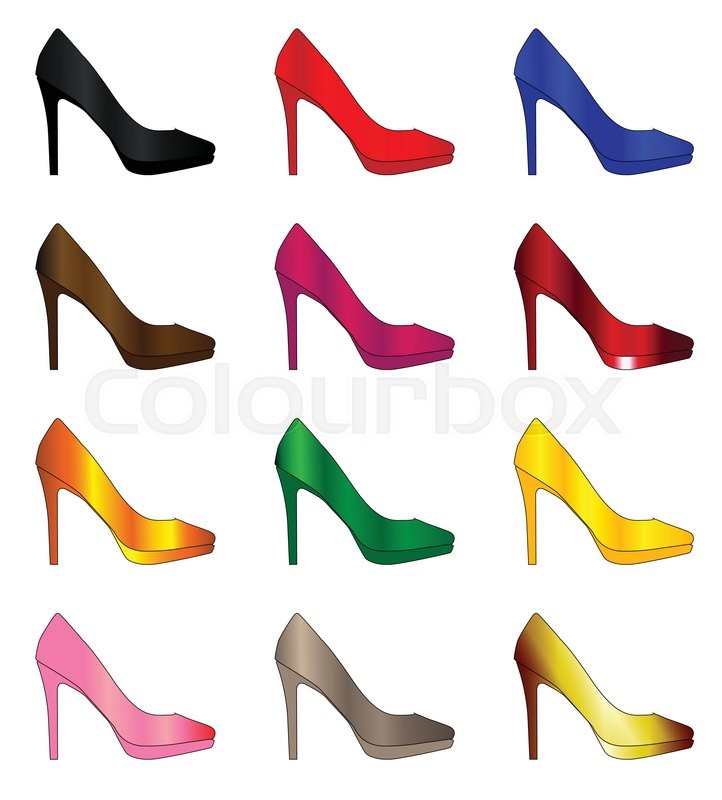 Stiletto Heels Vector at Vectorified.com | Collection of Stiletto Heels ...