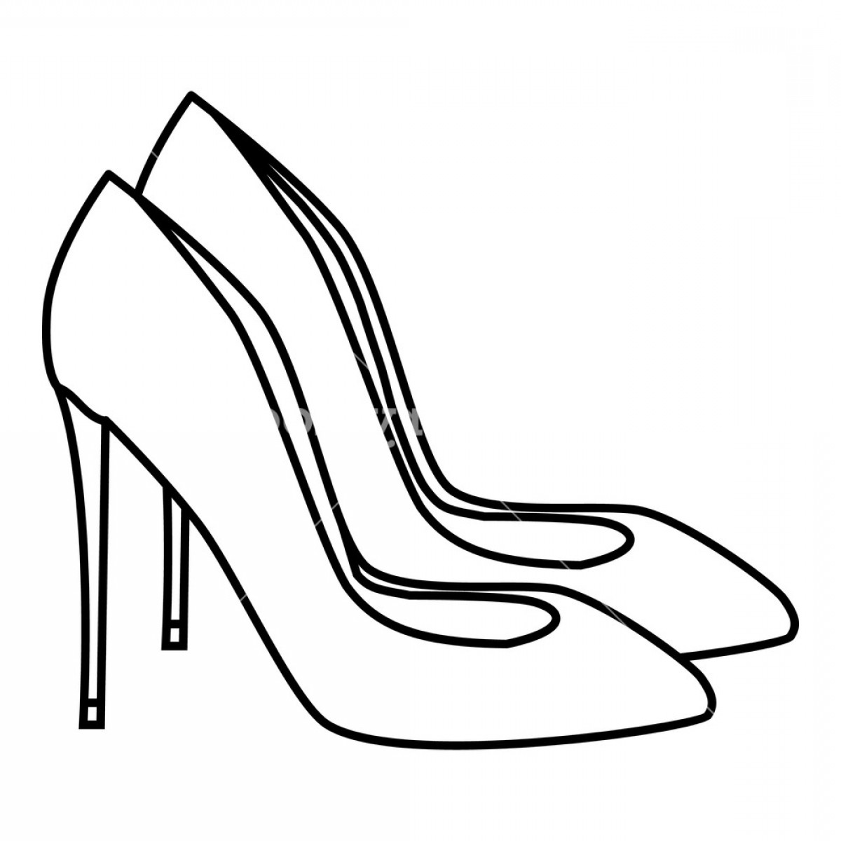 Stiletto Vector At Vectorified.com 