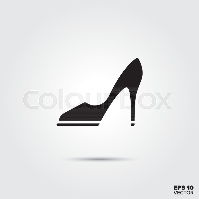 800x800 High Heel Stiletto Vector Icon Stock Vector Colourbox