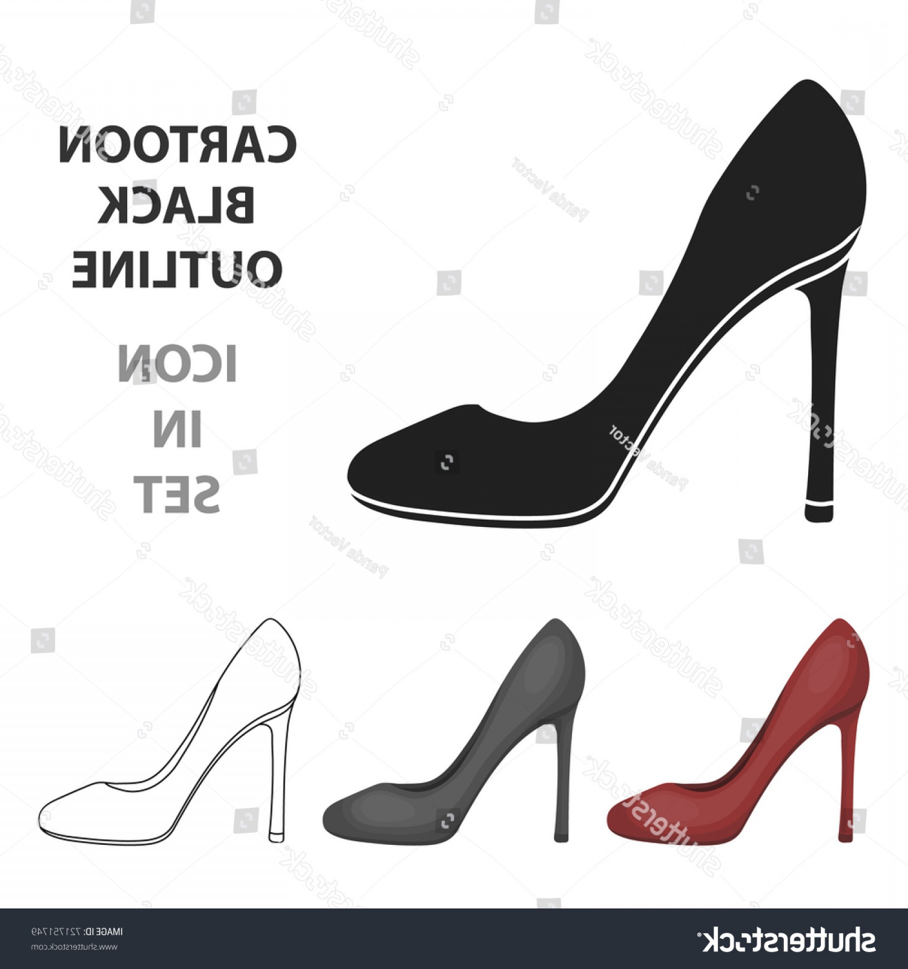 1800x1920 Stiletto Icon Cartoon Style Isolated On Hoodamathrun