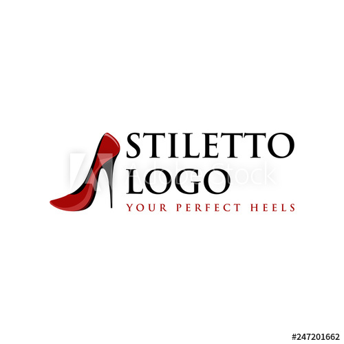 500x500 Stiletto Logo Design Inspiration, Heels Logo Design Inspiration
