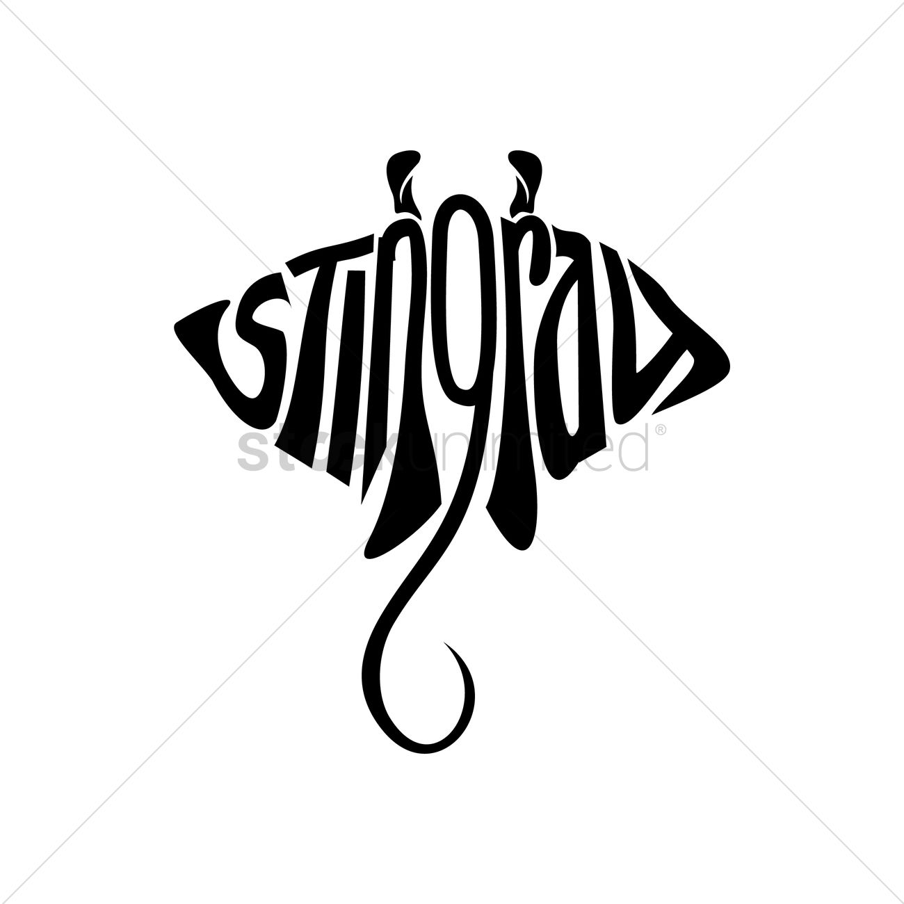 1300x1300 Stingray Vector Image
