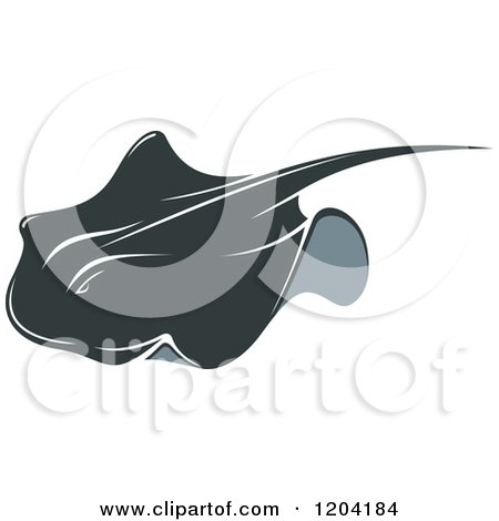 450x470 Clipart Of A Swimming Stingray Fish