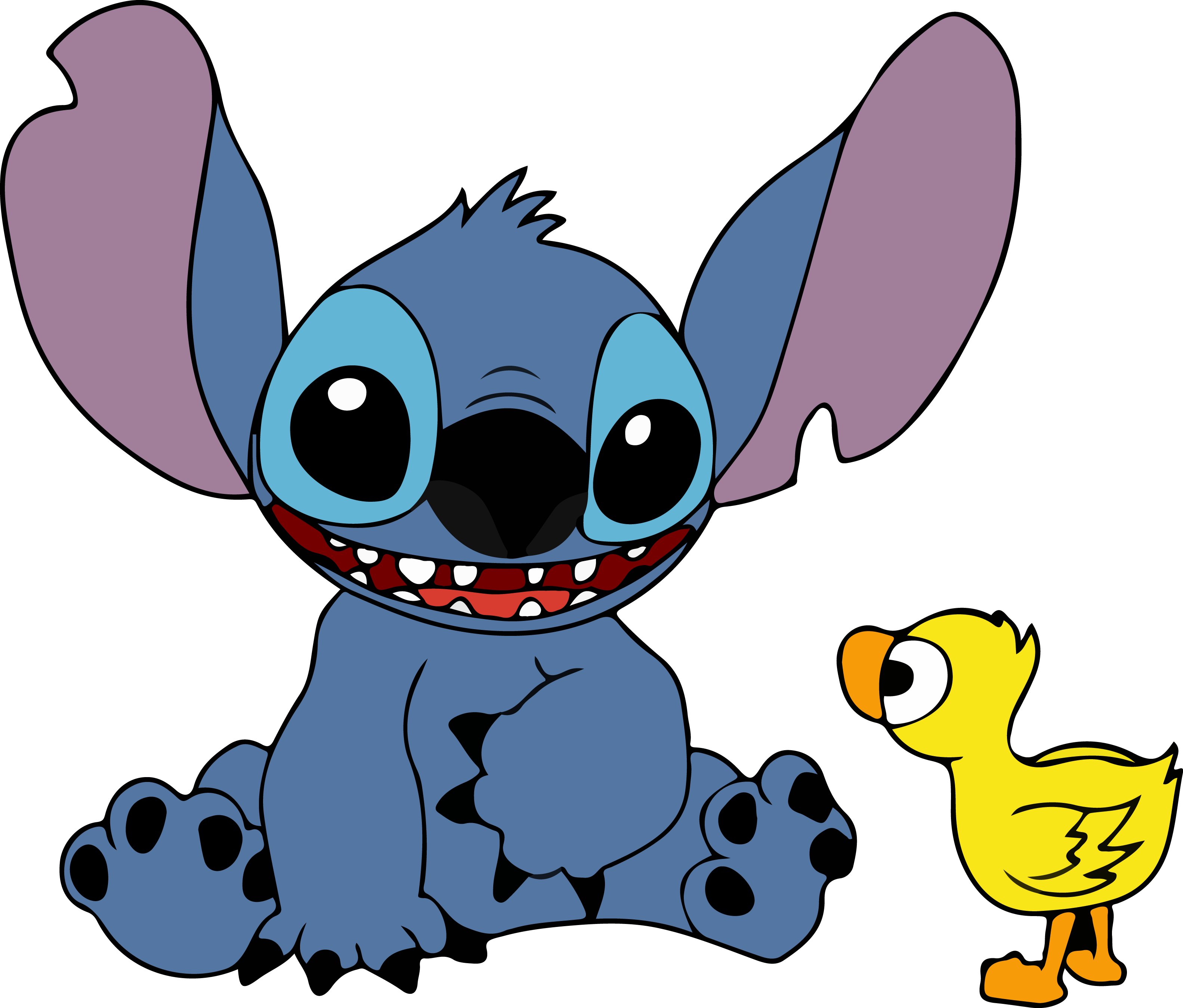 3166x2698 Stitch And Duck Vector