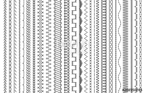 500x322 Sewing Machine Stitches Stitching Seams, Stitched Sew Seamless