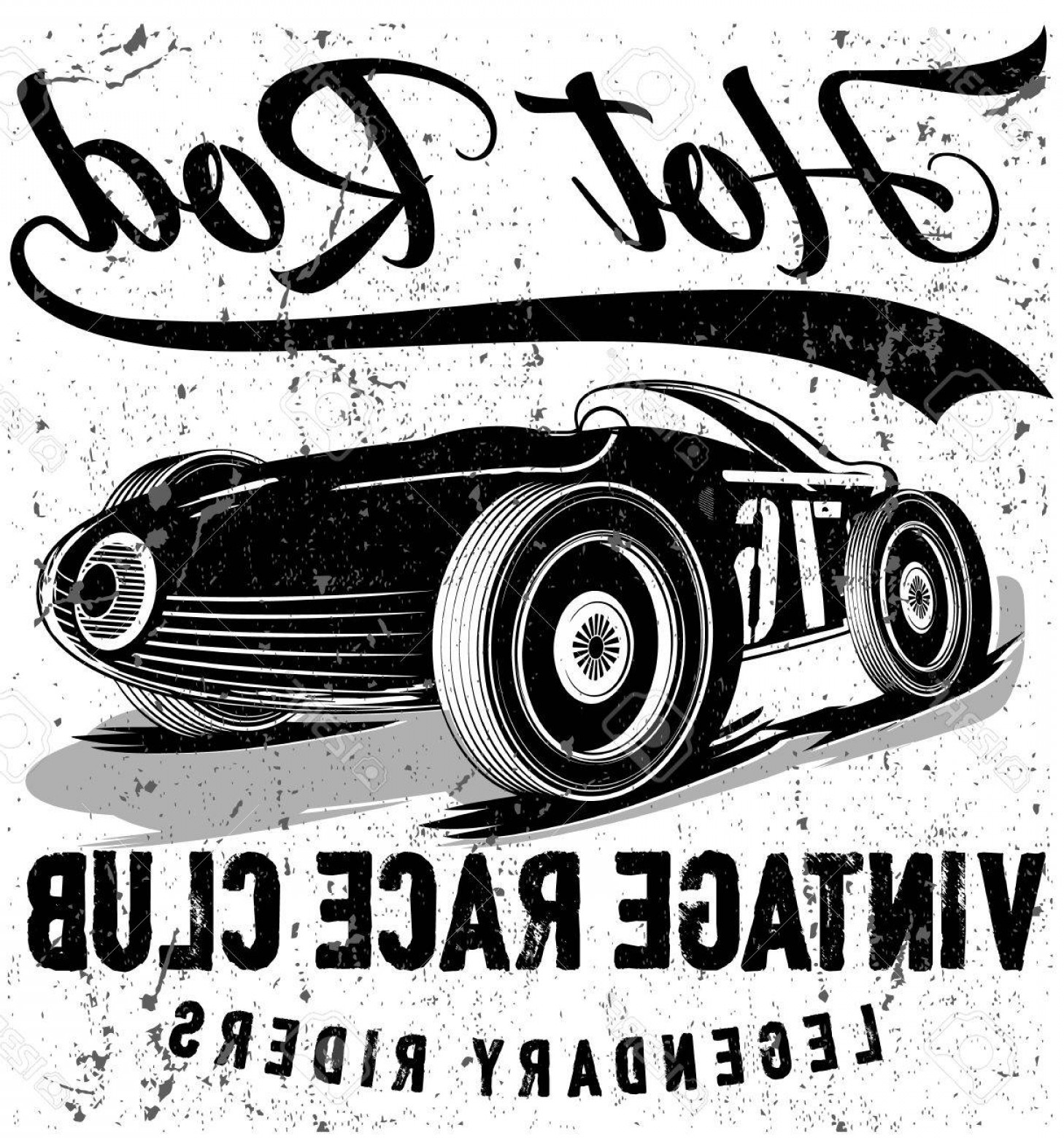 1458x1560 Photostock Vector Vintage Race Car For Printing Vector Old School