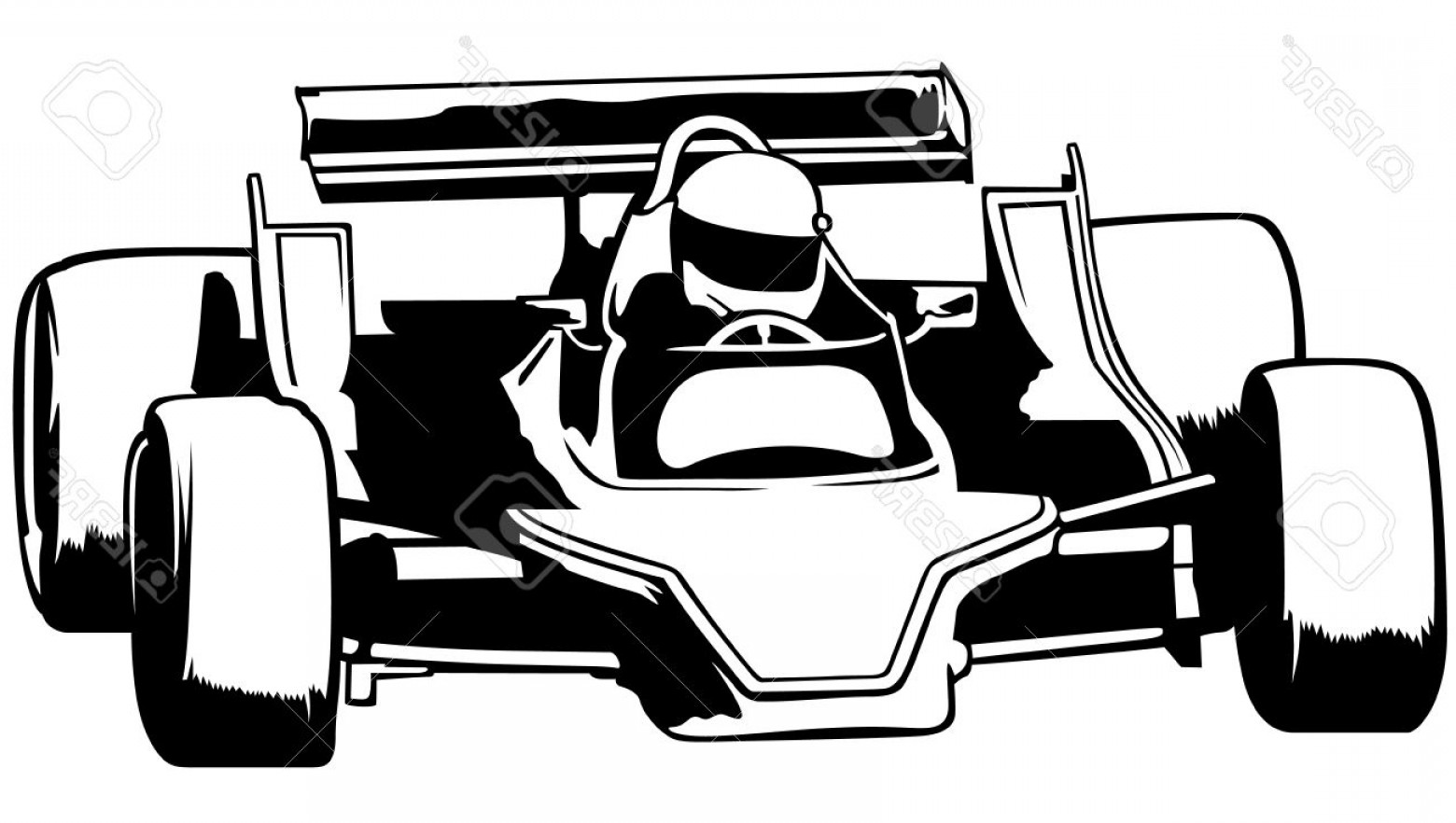 1560x882 Race Car Outline Vector Catchsplace