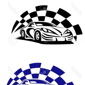 300x300 Vintage Race Car Vector Art Hoodamathrun