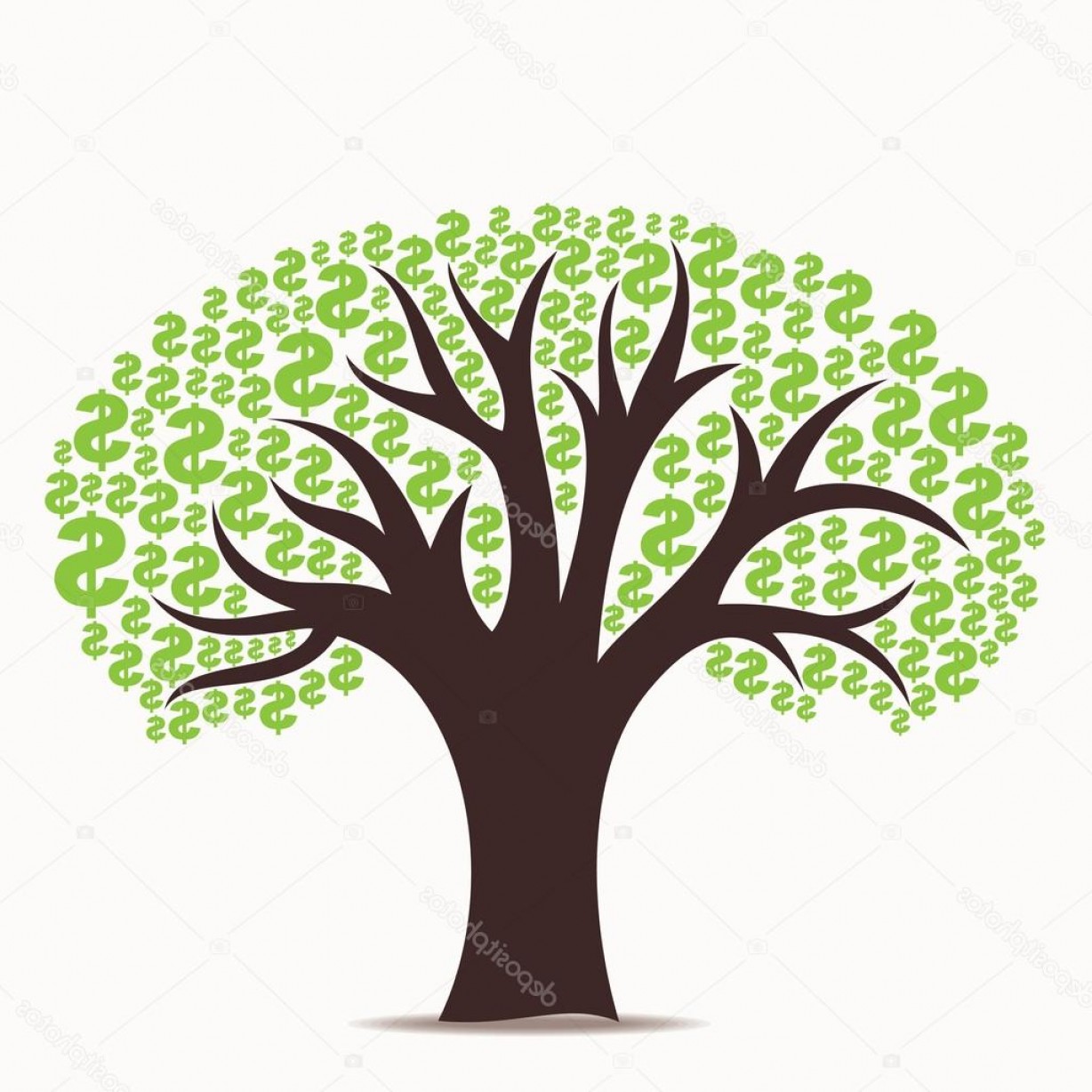 1228x1228 Stock Illustration Dollar Tree Stock Vector Newwaysys