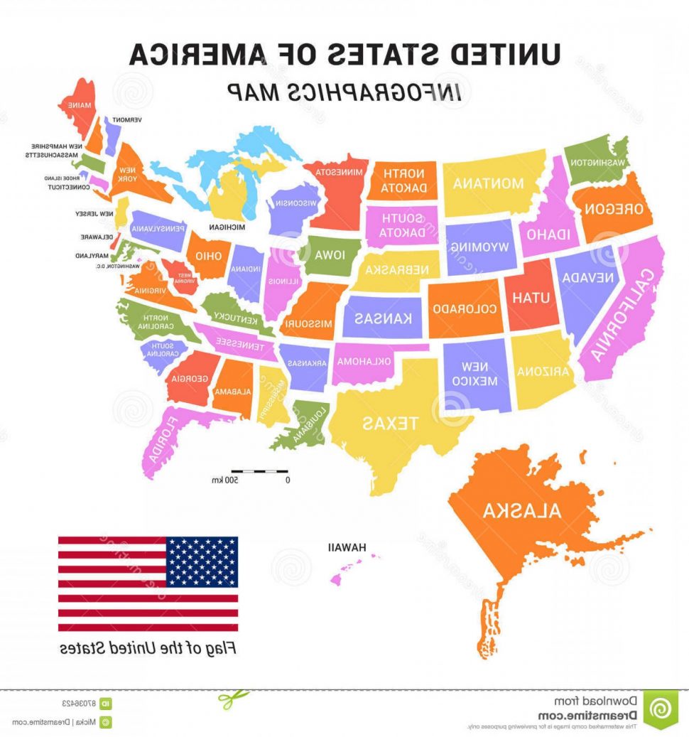 970x1037 Us Map Vector Map Hawaii Stock Illustration Usa Infographics