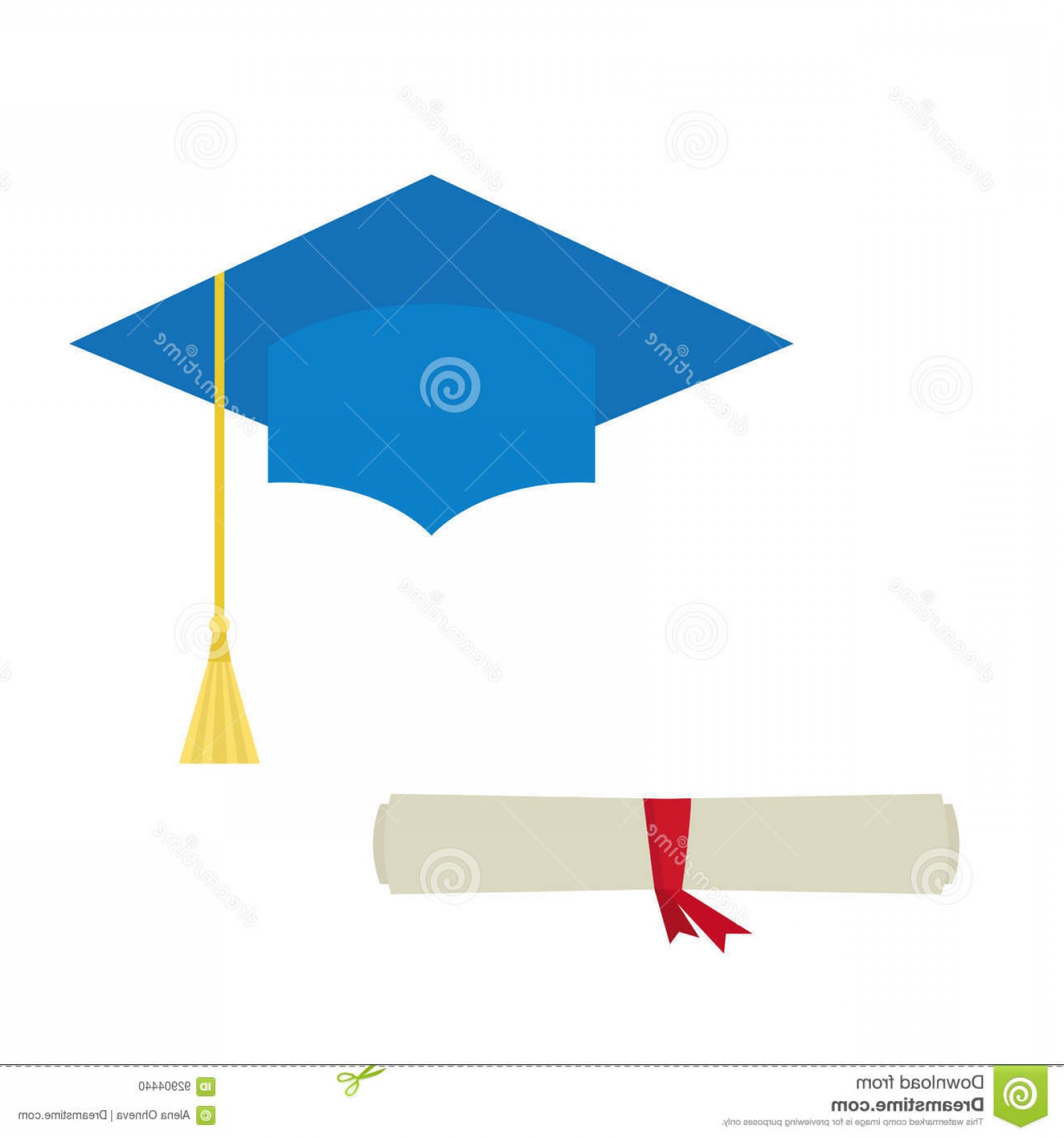 1560x1668 Blue Graduation Cap Vector Studiogrfx
