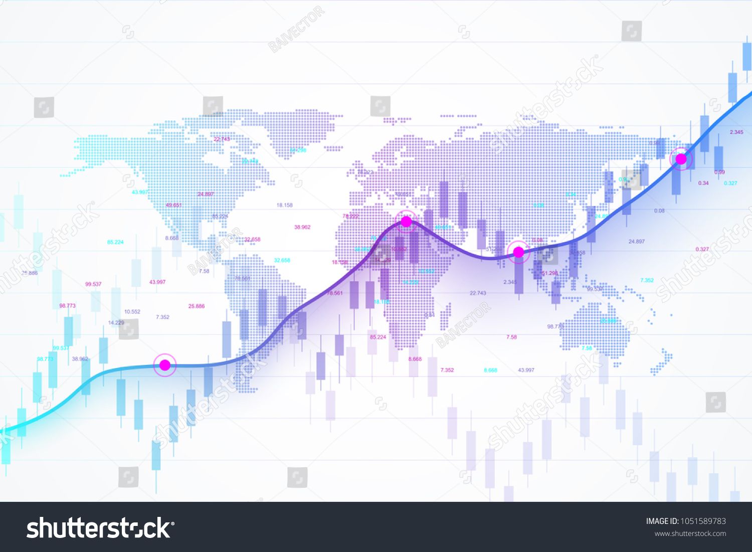 1500x1101 Stock Market And Exchange Candle Stick Graph Chart Of Stock