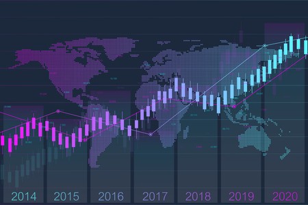 450x300 Business Candle Stick Graph Chart Of Stock Market Investment