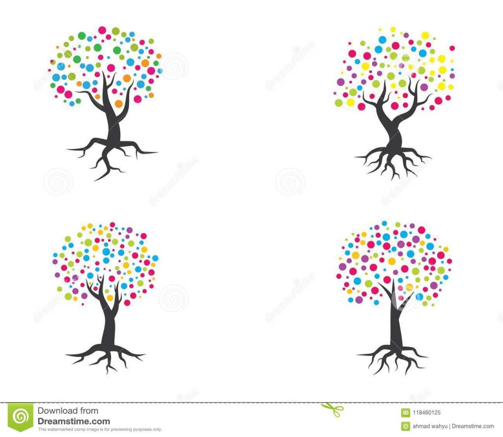 1024x890 Family Tree Artistic Template Logo Stock Vector Illustration