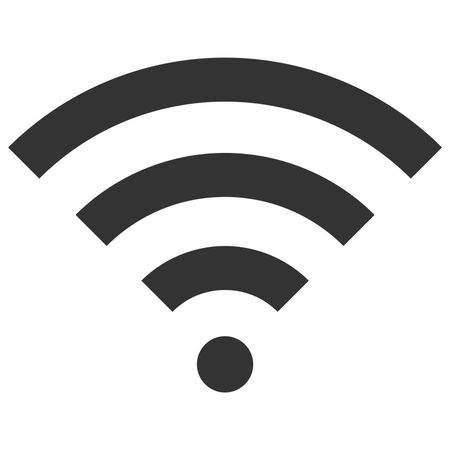 450x450 Vector Illustration Of Grey Wifi Icon Freestock Icons