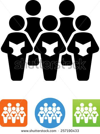 351x470 Choir Singing Vector Icons For Video, Mobile Apps, Web Sites