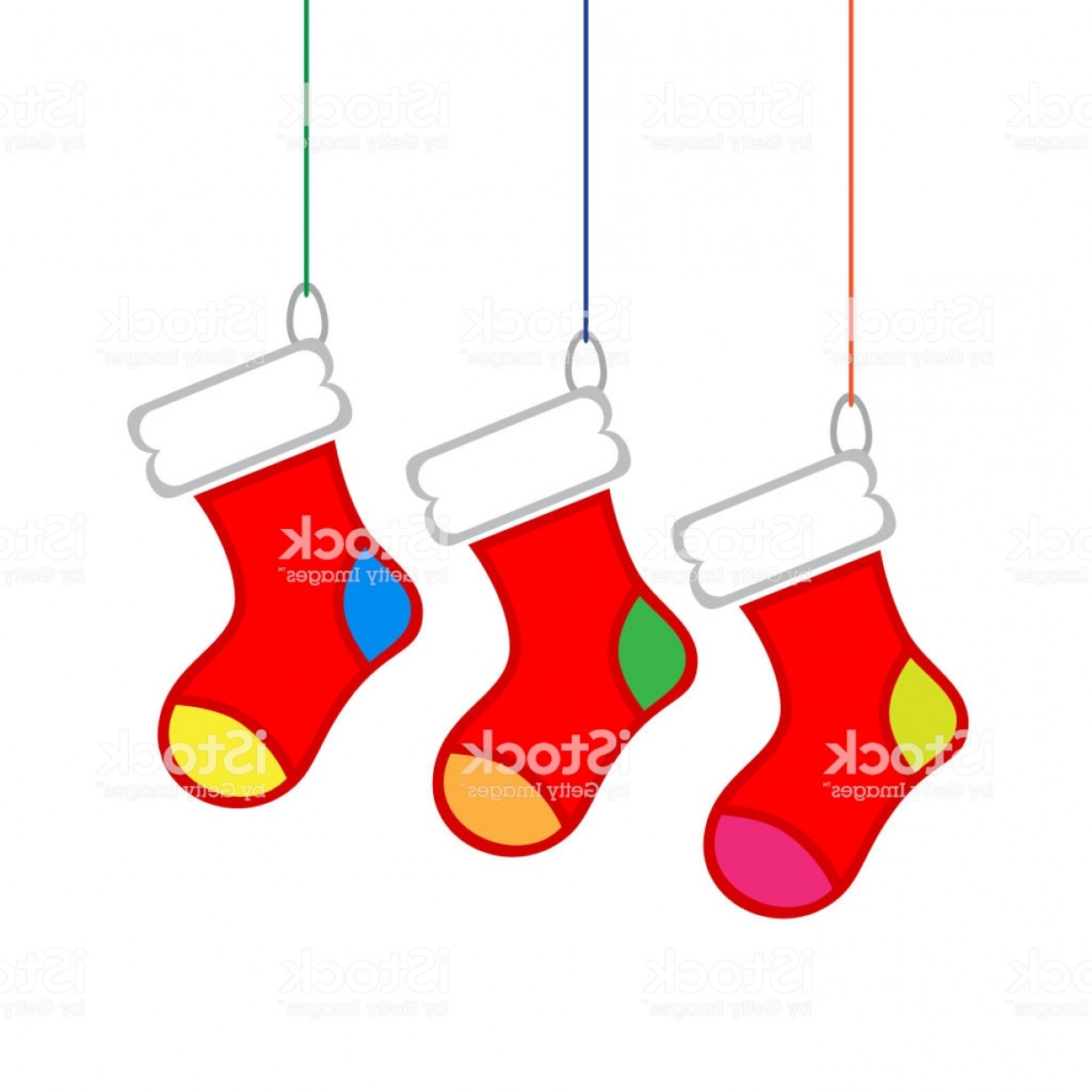 Christmas Stocking Vector Isolated Illustration On White 1228x1228 Christmas Stocking Vector Isolated Illustration On White