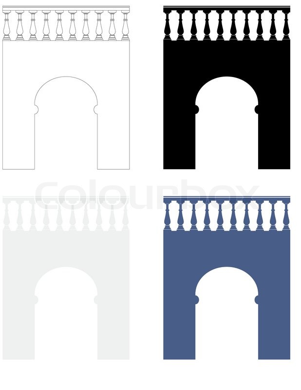 618x800 Set Of Architectural Element