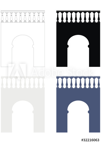 354x500 Set Of Architectural Element