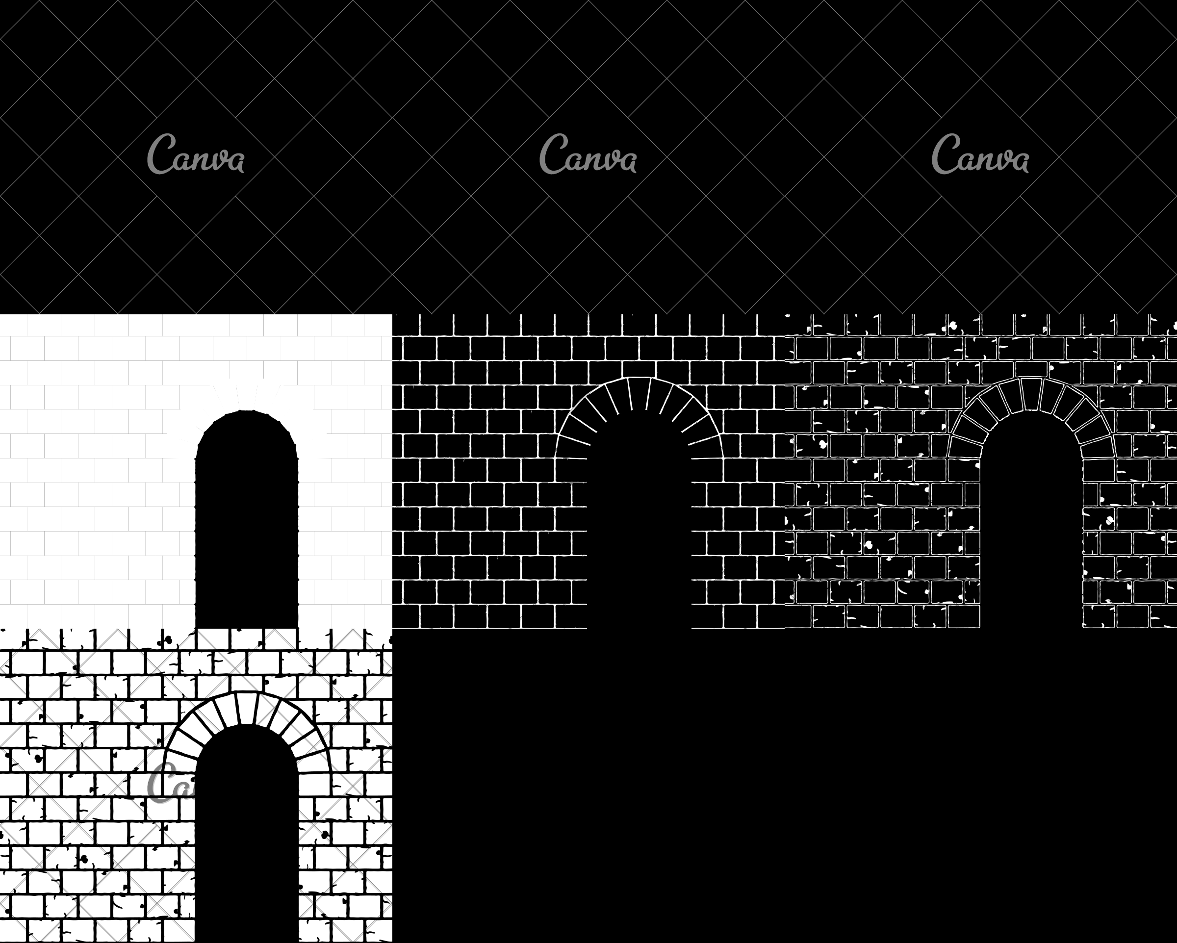 2400x1923 Stone Arch Entrance Vector Illustration