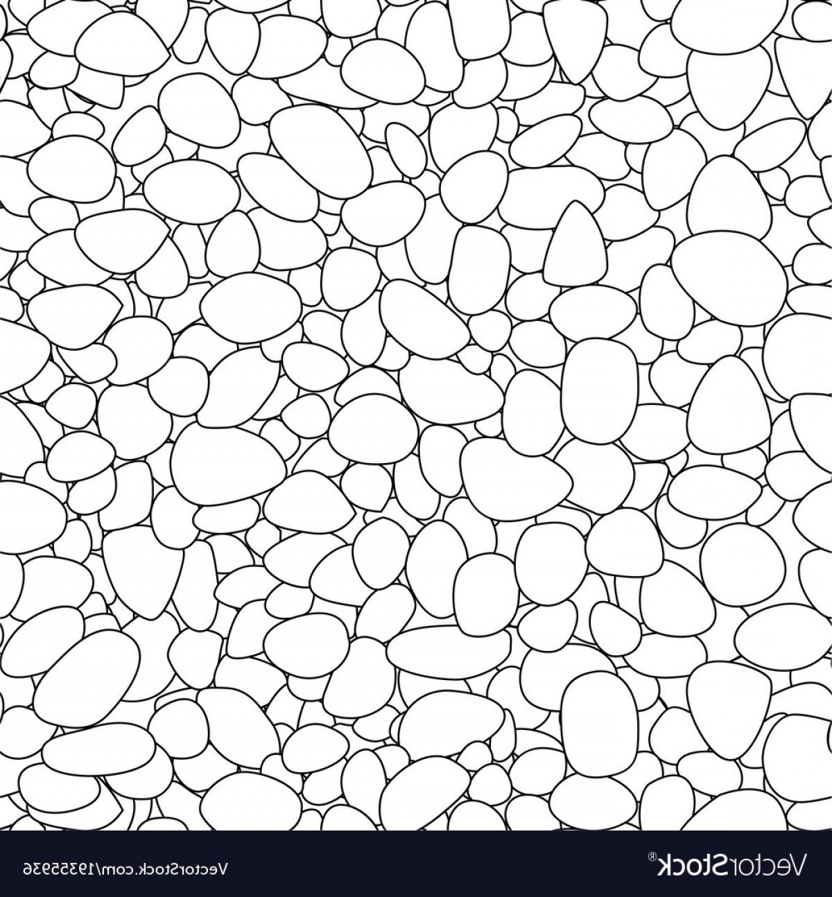 1200x1294 Seamless Small White Stone Pattern In Linear Style Vector Wallkeeper