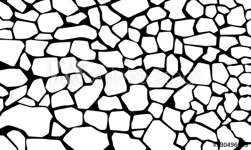500x299 Seamless Stone Wall Pattern Vector Texture Illustration