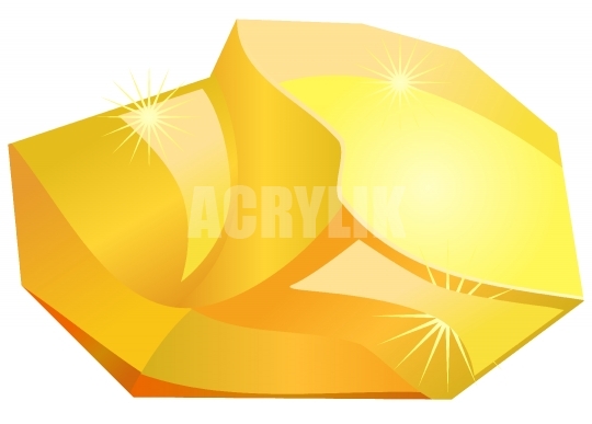 540x387 Gold Stone Vector Icon