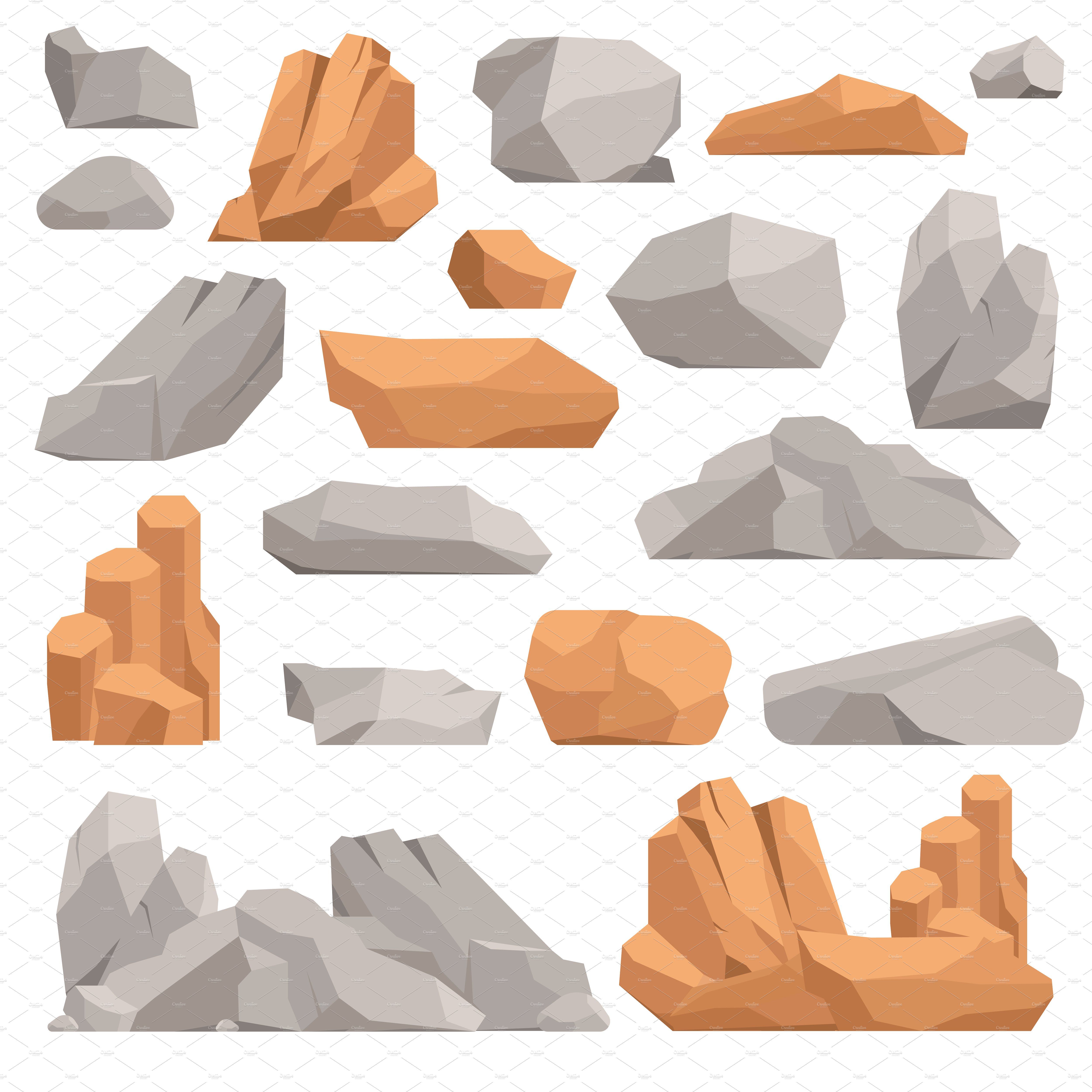 5000x5000 Rocks And Stones Vector