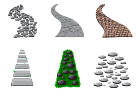 286x200 Stone Free Vector Art