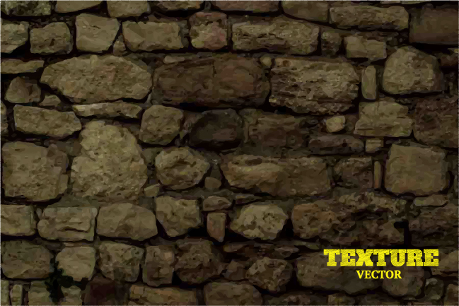 649x433 Old Stone Wall Background Vector Material Free Download
