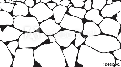 500x280 Background Stone Wallvector Illustration