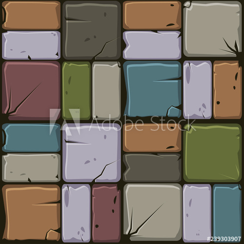 500x500 Texture Of Colored Stone Tiles, Seamless Background Stone Wall