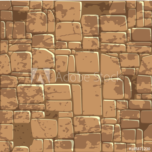 500x500 View From Above Seamless Background Texture Brown Stone Wall