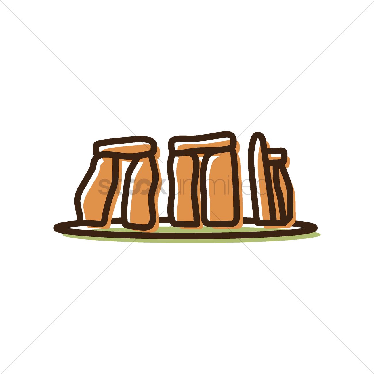 1300x1300 Stonehenge Vector Image