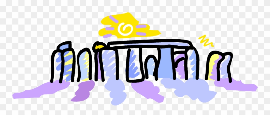 880x375 Vector Illustration Of Stonehenge Prehistoric Monument