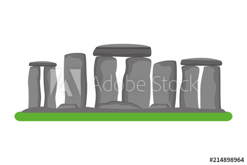 500x334 Stonehenge Monument Of Great Britan Vector Illustration