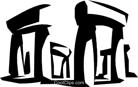 480x303 Stonehenge Royalty Free Vector Clip Art Illustration