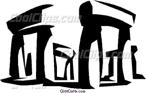 300x191 Stonehenge Vector Clip Art