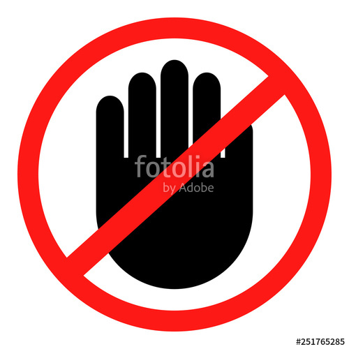 Stop Hand Vector At Vectorified.com 