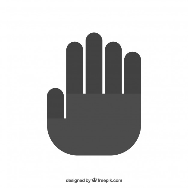 Stop Hand Silhouette Vector Free Download 626x626 Stop Hand Silhouette Vector Free Download