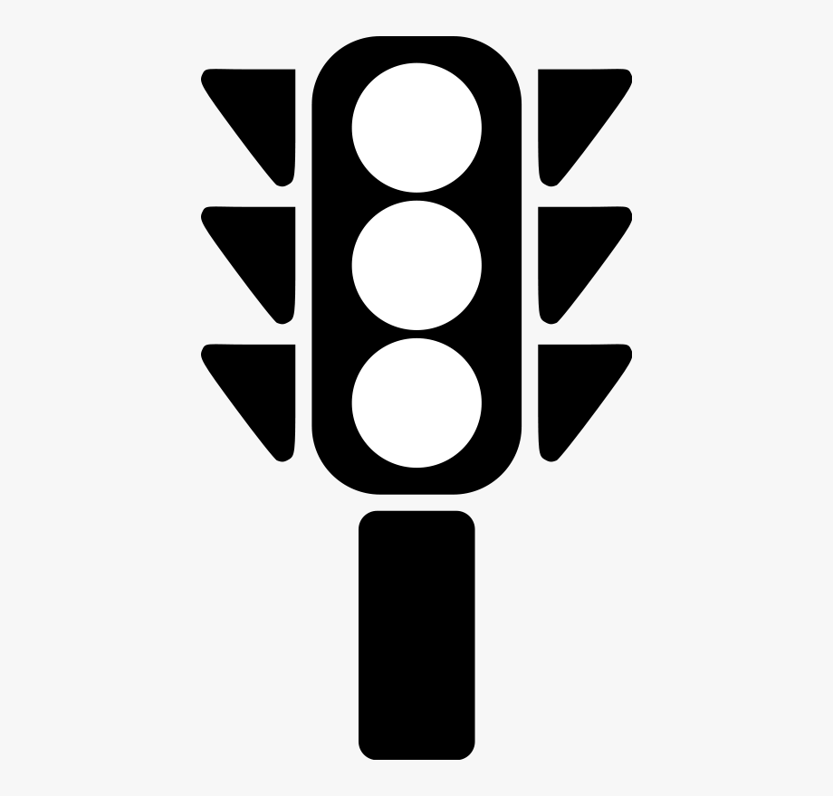 920x880 Traffic Light Silhouette Stop Sign