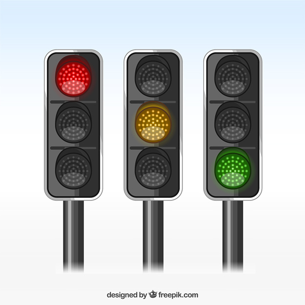 626x626 Traffic Lights Vector Free Download