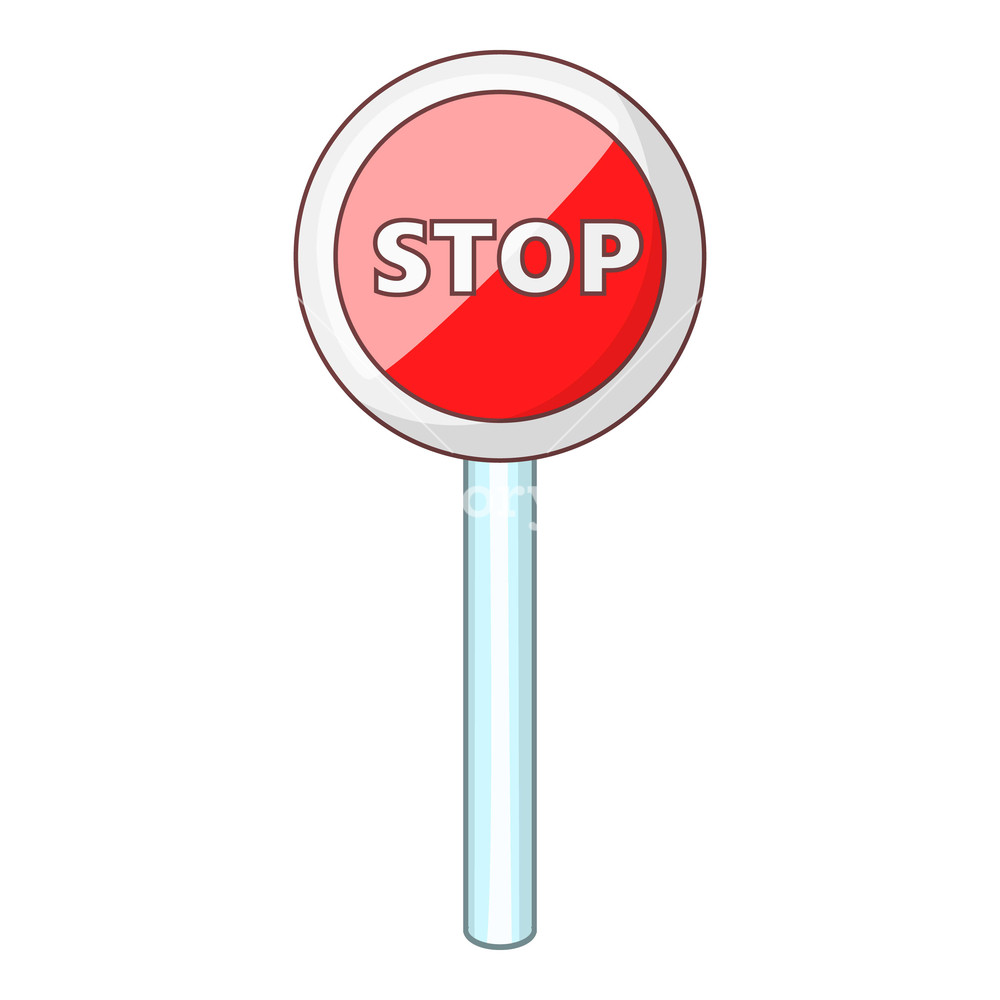 Red Stop Sign Icon Cartoon Illustration Of Red Stop Sign Vector 1000x1000 Red Stop Sign Icon Cartoon Illustration Of Red Stop Sign Vector