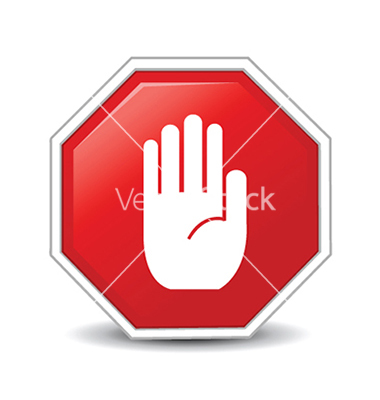 380x400 Stop Sign Vector Art Images