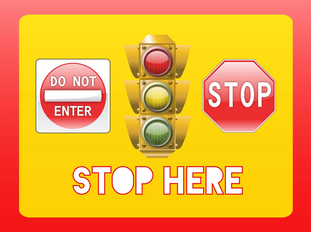 1024x765 Stop Signs Vector Art Graphics