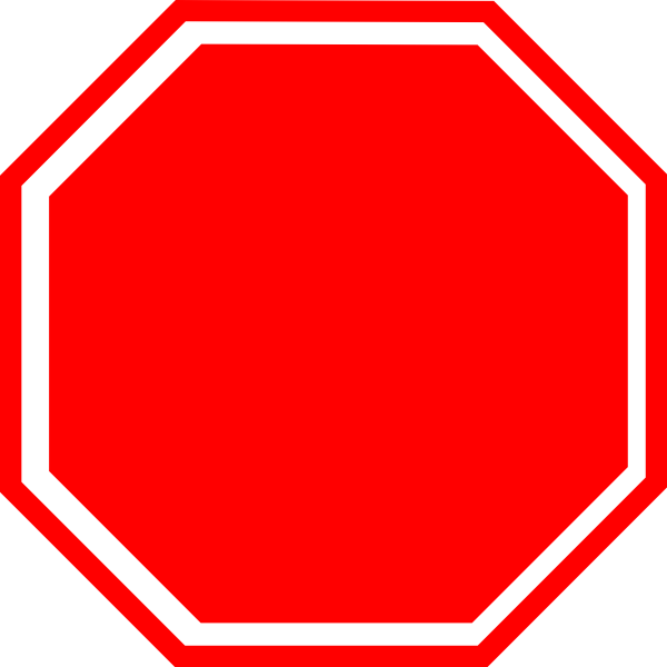 600x600 Stop Sign Clip Art The Cliparts